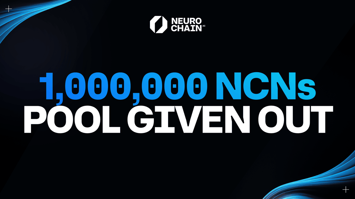 1,000,000 NCNs were shared by +10k community members who participated in data collection and validation! We're pumped to share NCNs with our community! 💰 By shaking up the traditional data-sourcing model, #NeurochainAI is making AI model training inclusive and democratic 🚀…