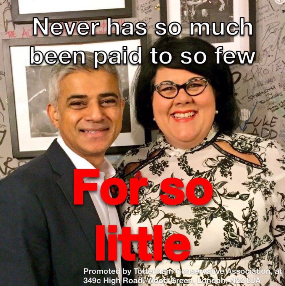 Disastrous “Night Czar” Amy Lamé has trousered a 13.5% pay raise from £117,000 to a whopping £132,846! This is despite 3,011 nighttime businesses closing since the pandemic. That means Lamé is now being paid £44 for every business that has shut down so far… #lamelondon