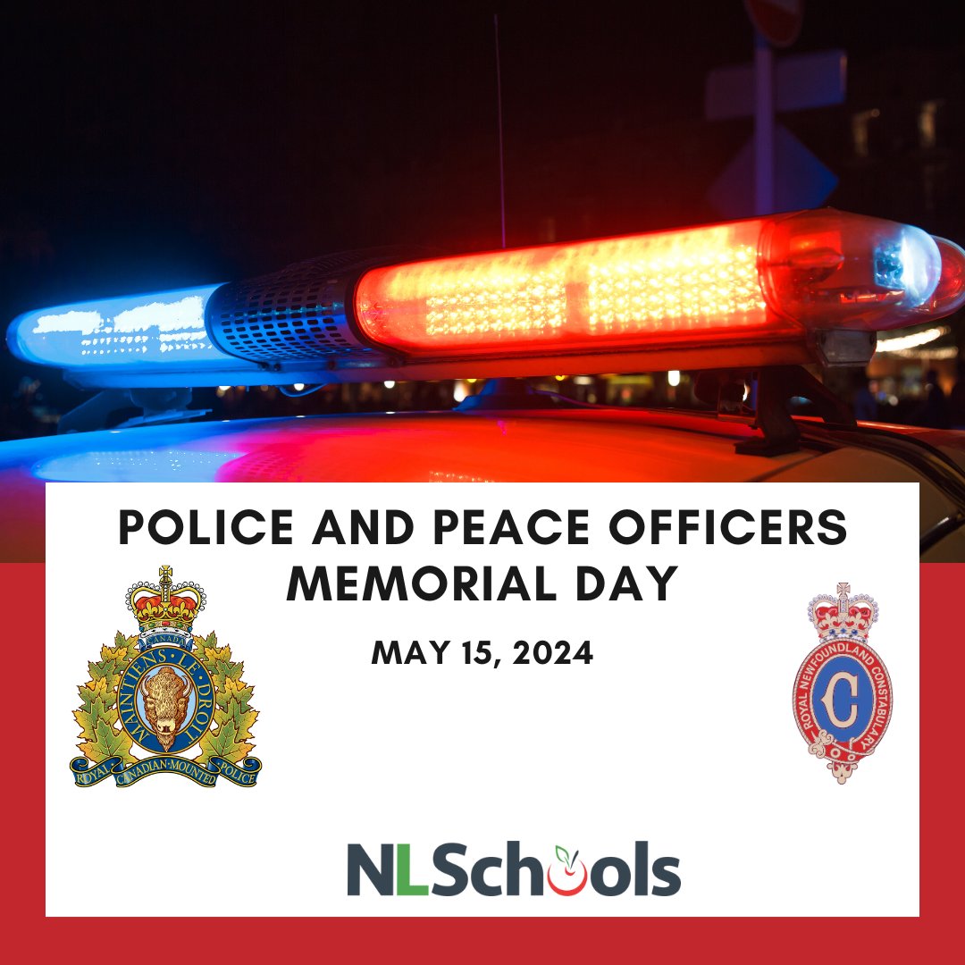 Join us today in recognizing International Peace Officers Memorial Day and #NationalPoliceWeek. It was created in 1970 for the police to connect with their communities. This year’s theme is #CommittedtoServeTogether. Be sure to show your support to the <a href="/RNC_PoliceNL/">Royal Newfoundland Constabulary</a> <a href="/RCMPNL/">RCMP Newfoundland and Labrador</a>
