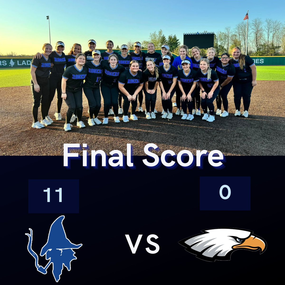 Rogers Lady Mountie Softball (@rhs_ladysb) on Twitter photo ‼️MOUNTIES WIN‼️
Semi-finals tomorrow at 12pm in Fayetteville!
<a href="/JanneyKadence/">Kadence “KJ” Janney</a> 6IP 1H 2BB 14Ks
<a href="/ashlyn_hulett/">Ashlyn Hulett</a> 2-4 2R 1RBI
<a href="/khyleigh_kelly/">khyleigh kelly</a> 1-2 2R 1RBI
<a href="/DahanaTuomalaSB/">Dahana Tuomala</a> 2-4 2R 3RBI
<a href="/FithianMakenzie/">Makenzie Fithian 2024</a> 1-3 1R 1RBI
<a href="/RyJohnson2026/">Ryleigh Johnson</a> 1-4 2RBI
<a href="/TalynJackson06/">Talyn Jackson</a> 2-4 3RBI
<a href="/raylee_wagner/">Raylee Wagner</a> 2-4 1R ‼️MOUNTIES WIN‼️
Semi-finals tomorrow at 12pm in Fayetteville!
<a href="/JanneyKadence/">Kadence “KJ” Janney</a> 6IP 1H 2BB 14Ks
<a href="/ashlyn_hulett/">Ashlyn Hulett</a> 2-4 2R 1RBI
<a href="/khyleigh_kelly/">khyleigh kelly</a> 1-2 2R 1RBI
<a href="/DahanaTuomalaSB/">Dahana Tuomala</a> 2-4 2R 3RBI
<a href="/FithianMakenzie/">Makenzie Fithian 2024</a> 1-3 1R 1RBI
<a href="/RyJohnson2026/">Ryleigh Johnson</a> 1-4 2RBI
<a href="/TalynJackson06/">Talyn Jackson</a> 2-4 3RBI
<a href="/raylee_wagner/">Raylee Wagner</a> 2-4 1R