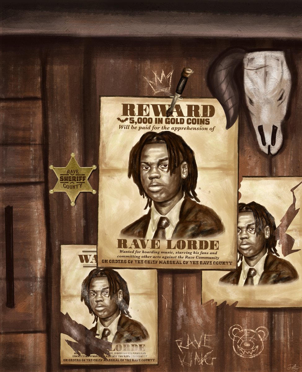 WANTED ⚠️ : Suspect (@heisrema ) at large for hoarding music and starving his fans. Approach with caution. Any information, contact the Rave County authorities immediately.