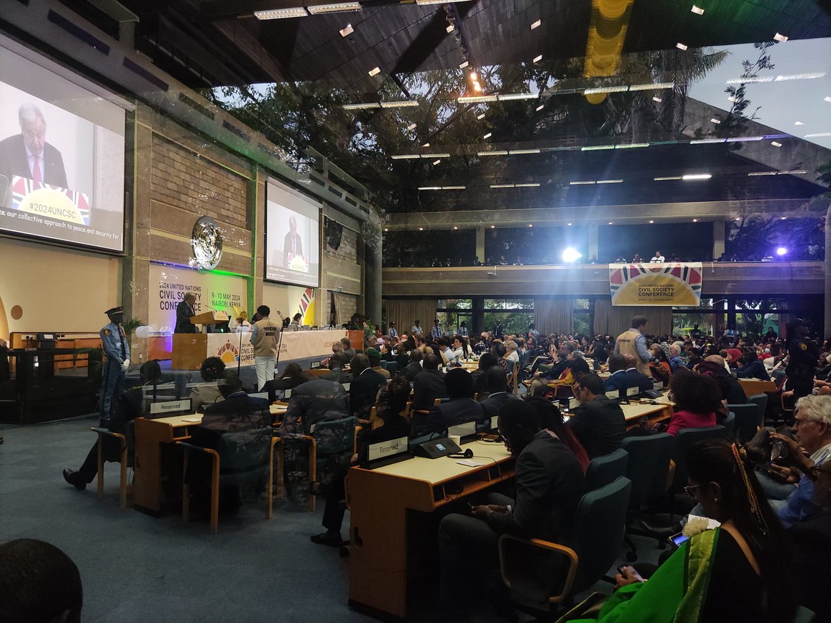 United Nations Secretary-General @antonioguterres and President @WilliamsRuto of Kenya conclude the UN Civil Society Conference with a resounding message of unity and commitment towards our common goal. #UNCSO2024