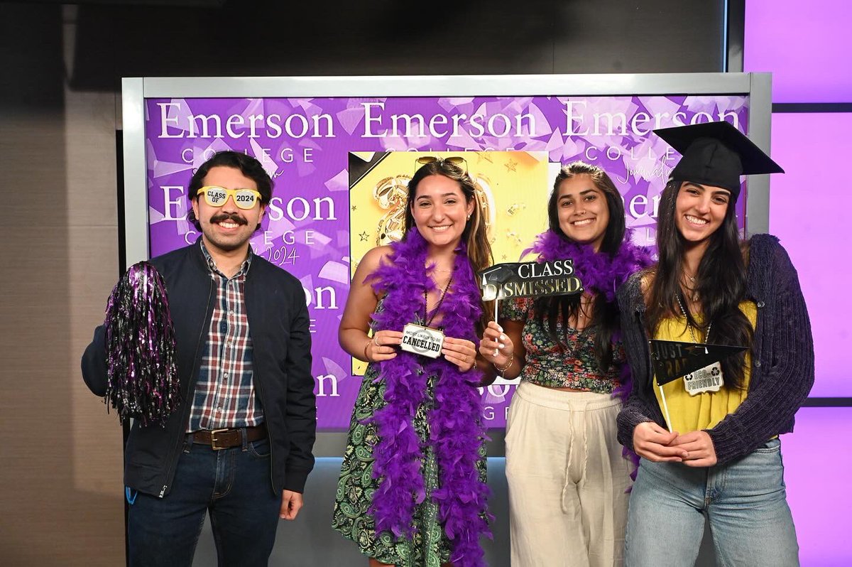 Emerson’s Journalism dept held a #senior celebration event earlier this week🥳 Congratulations, Seniors! 🎉 You did it. You should be proud. It wasn’t easy. But you did it. Let’s go, Lions! Make a ROAR!🦁 [Photos/Nina Campanello '25]