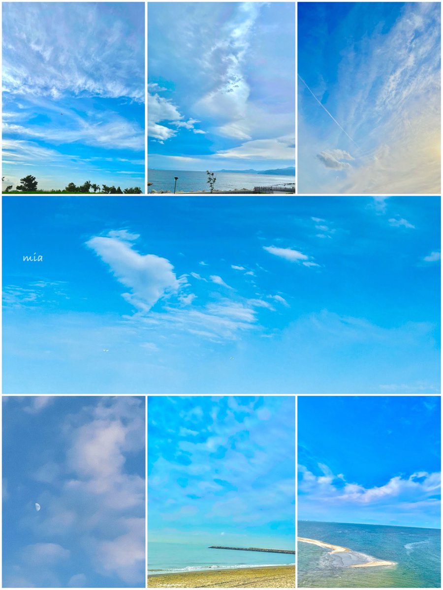 ﾀｸﾞが素敵過ぎて⟡.·*.

               空と雲𓂃◌𓈒𓐍🩵

#青で繋がるみんなの輪