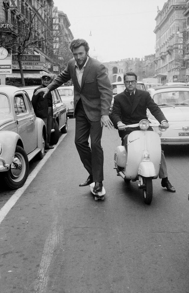 Clint Eastwood - Roma (1965) #photograghy #cinema