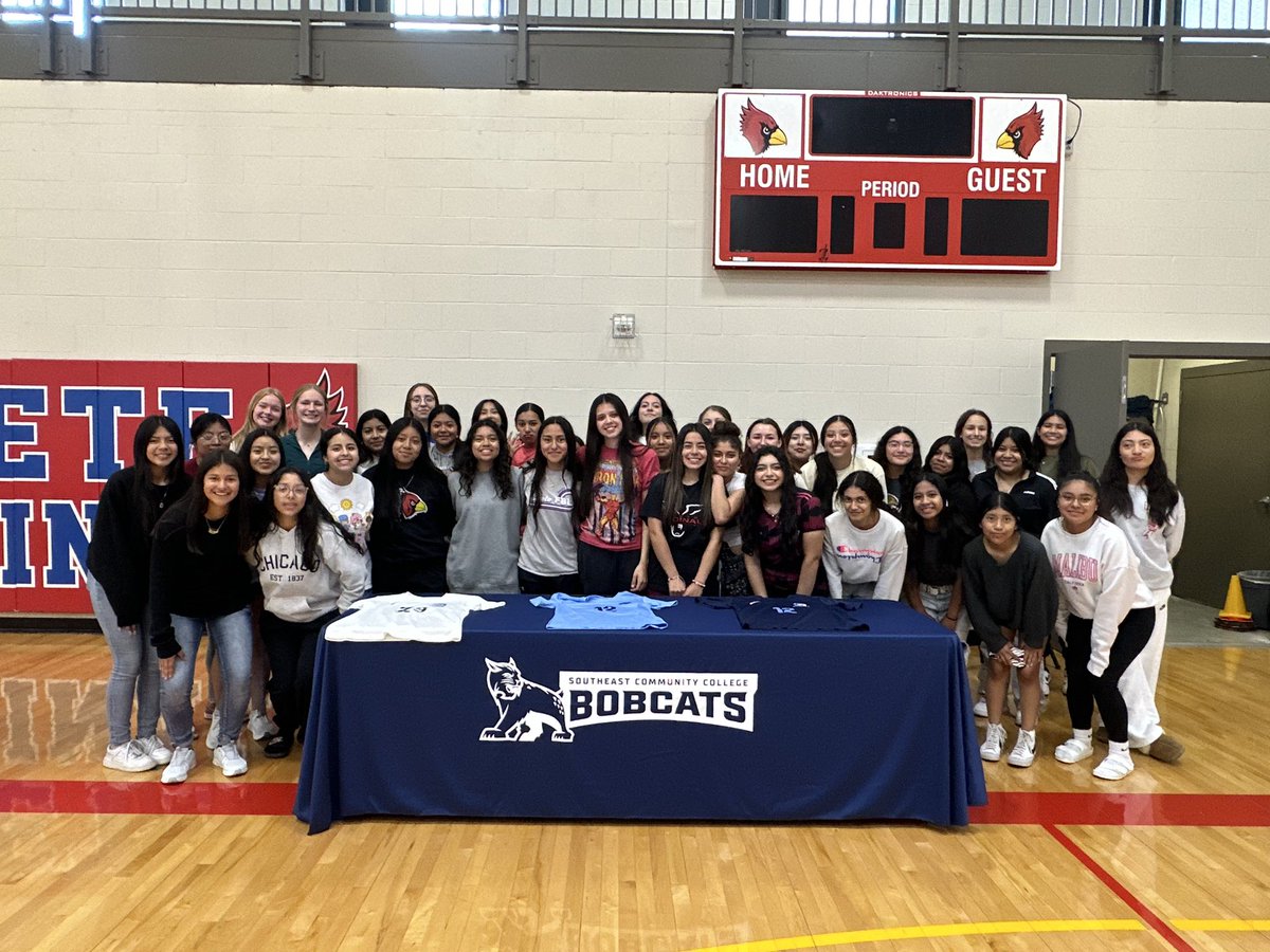 Signing day for Emily Chavez and MaKenzie Perez! We are so incredibly proud of you both. We can’t wait to watch your academic and athletic careers take off!! #cardinalpride