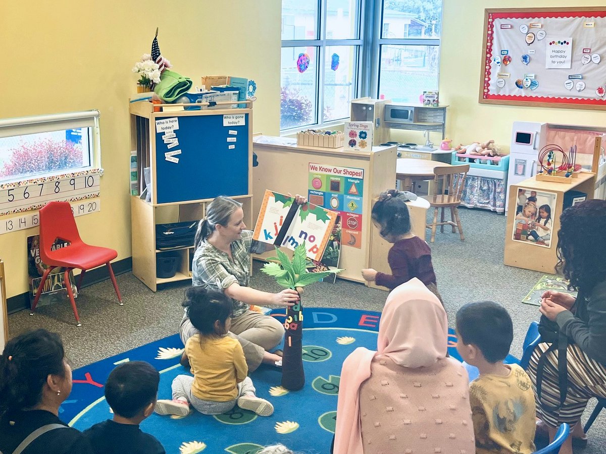 Chicka Chicka Boom BOOM! Look at how Joy is bringing a beloved children's book to life in our preschool. 💛 We are sending the biggest hugs to all of our teachers this week, as their dedication, creativity, and commitment to #LiteracyForAll is unmatched.

#TeacherAppreciationWeek