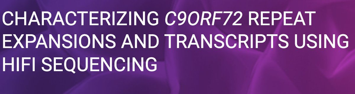 Repeat expansion disorders are characterized by complex repetitive repeats. C9orf72 is a common pathogenic mutation for both Amyotrophic lateral sclerosis (ALS) & Frontotemporal lobar degeneration (FTLD). 

It's important to be able to characterized the repeat lengths & sequence