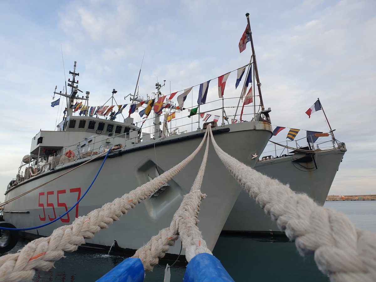 Finaliza el ejercicio multinacional avanzado #ESPMINEX24 en aguas del archipiélago balear, liderado por la @Armada_esp que ha participado con buques y un helicóptero. Contó con la integración de la @COM_SNMCMG2 de la @NATO y @EUROMARFOR y más de 500 efectivos de varios países.