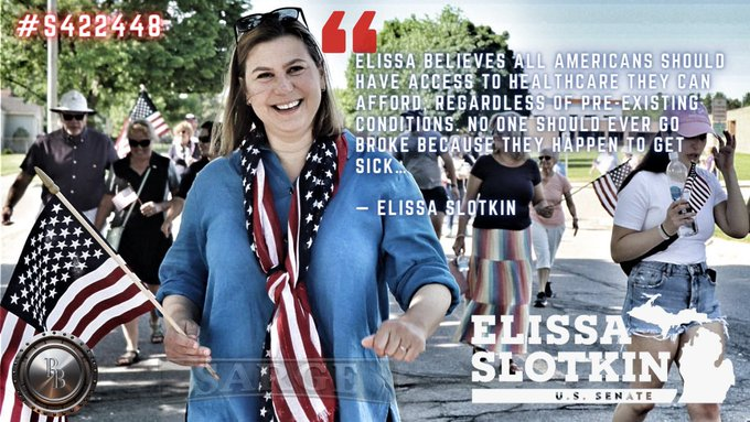 Elect Elissa Slotkin US Senator She served admirably in the House Now we need her experience and intelligence in the senate. Women, Women's rights Women's healthcare Commonsense gun legislation #Allied4Dems #ProudBlue Follow, Tweet, Retweet @ElissaSlotkin elissaslotkin.org