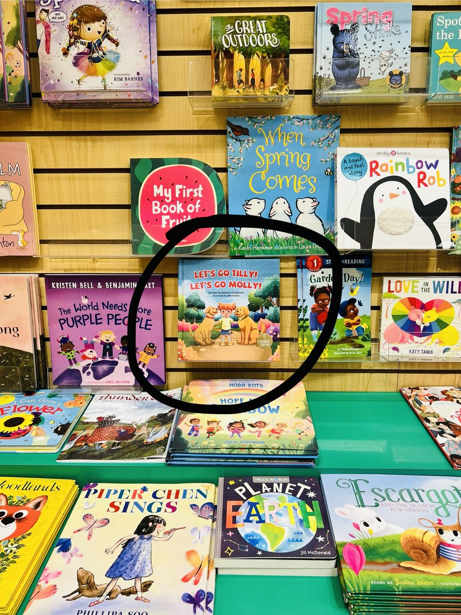 If I could go back and tell my younger self that I would have a book on the shelves of my favorite store, @BNBuzz, I don’t know if she would believe it. 🥰📚

#kidlit #picturebook #writer