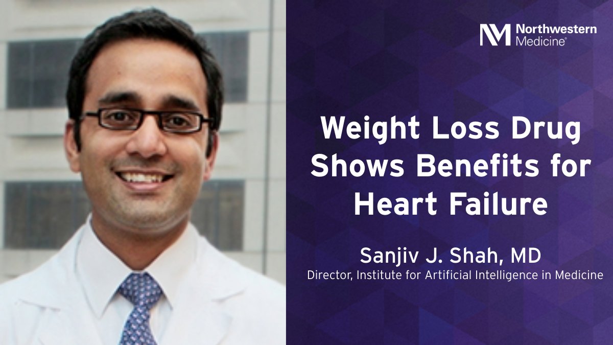NM Cardiovascular (@nmcardiovasc) on Twitter photo "In our pooled analysis, we found heart failure hospitalizations went down by 70%, which is unheard of with a medication for heart failure." Sanjiv J. Shah, MD (<a href="/HFpEF/">Sanjiv J. Shah, MD</a>), discusses the success of two recent #ClinicalTrials that examined the effect of #obesity drug #semaglutide on "In our pooled analysis, we found heart failure hospitalizations went down by 70%, which is unheard of with a medication for heart failure." Sanjiv J. Shah, MD (<a href="/HFpEF/">Sanjiv J. Shah, MD</a>), discusses the success of two recent #ClinicalTrials that examined the effect of #obesity drug #semaglutide on
