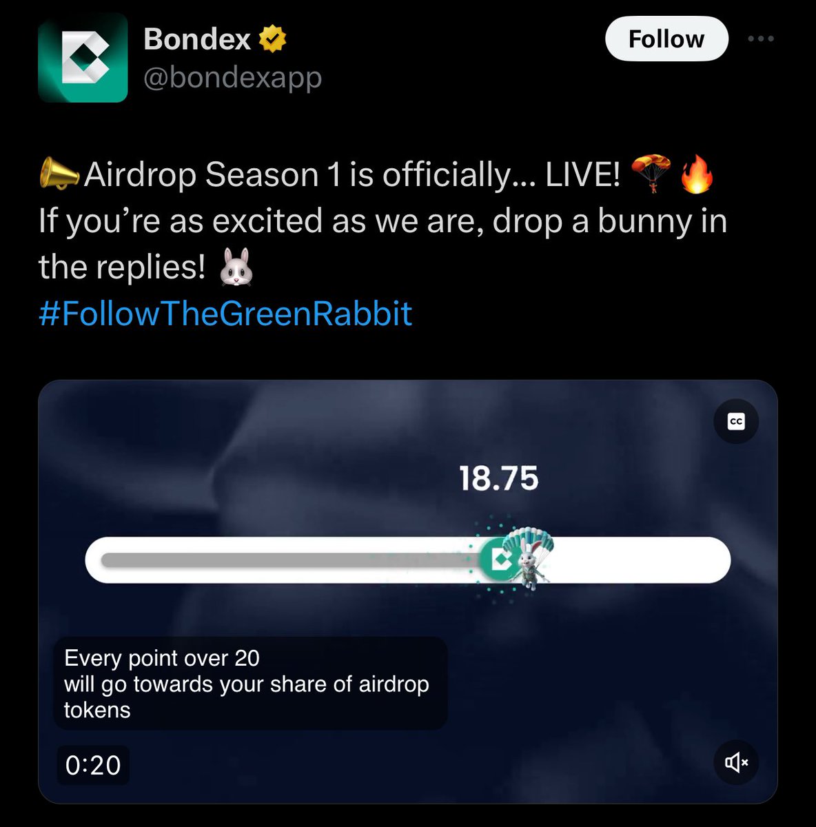 Bondex Airdrop is officially live 🔥

- Install the app from bondex.page.link/JMJPRNA4HXKSGv…

- Make sure to complete your profile,
Have a valid resume and Connect your wallet.

If you had the app earlier, do well to update it and gather as many points as possible.

- Copy your ref link…