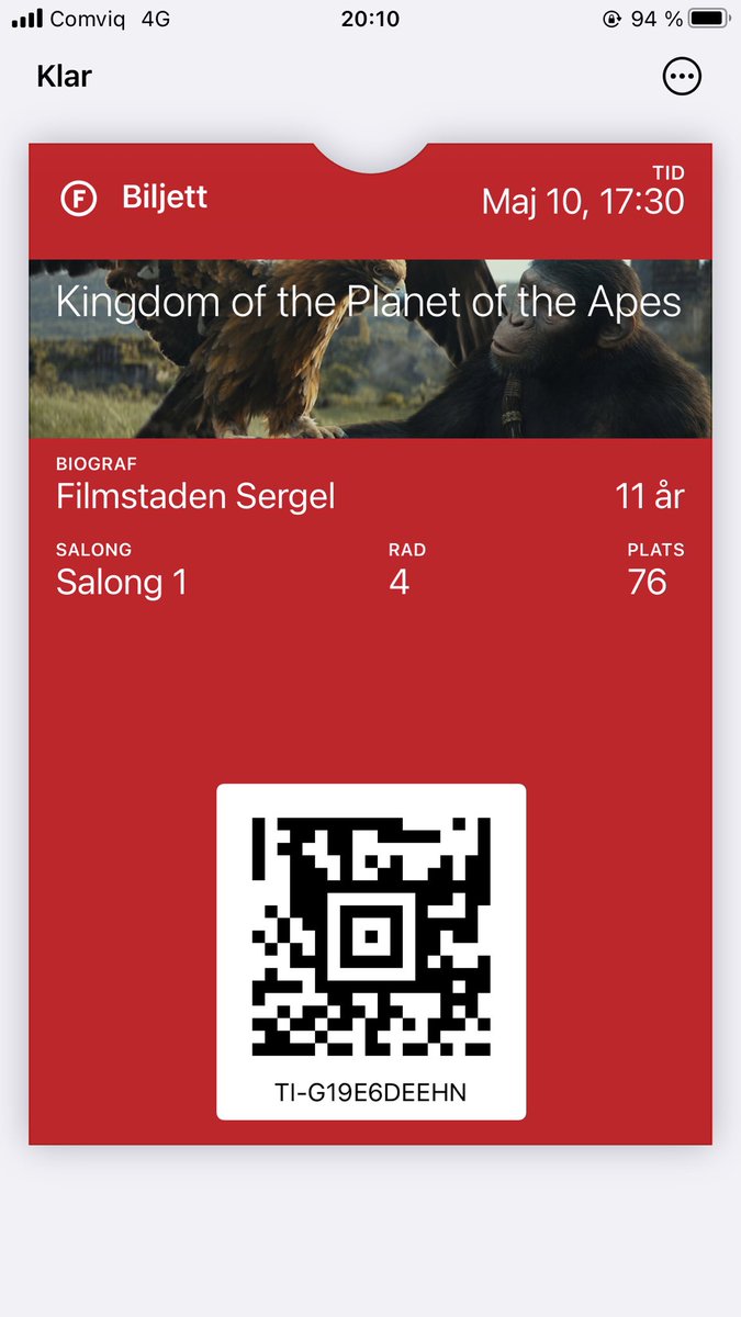 #ApesTogetherStrong 🙌🏼🍿🦍

Finally, the wait is over! 

Time for 🦍🦍🦍 to make some noise: let’s get butts in theater and make the BO for #KingdomOfThePlanetOfTheApes opening weekend LOUD! 

#AMC 🍿🍿🍿⁦@ODEONCinemas⁩ ⁦@FilmstadenAB⁩