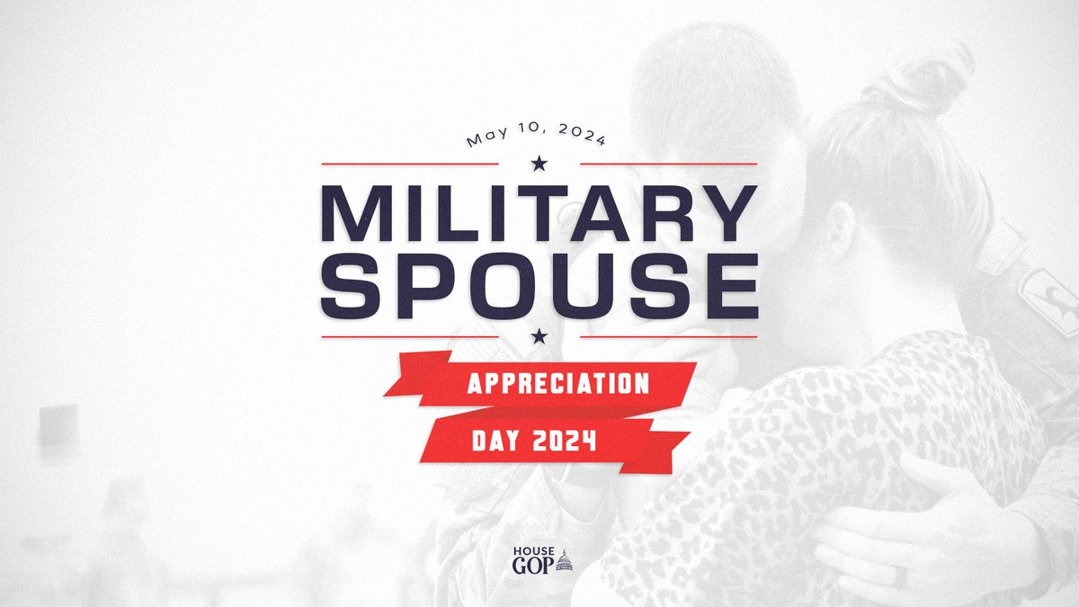 On #MilitarySpouseAppreciationDay we honor the strength, resilience, and sacrifices of military spouses across the world. Thank you for all you do! 🇺🇸