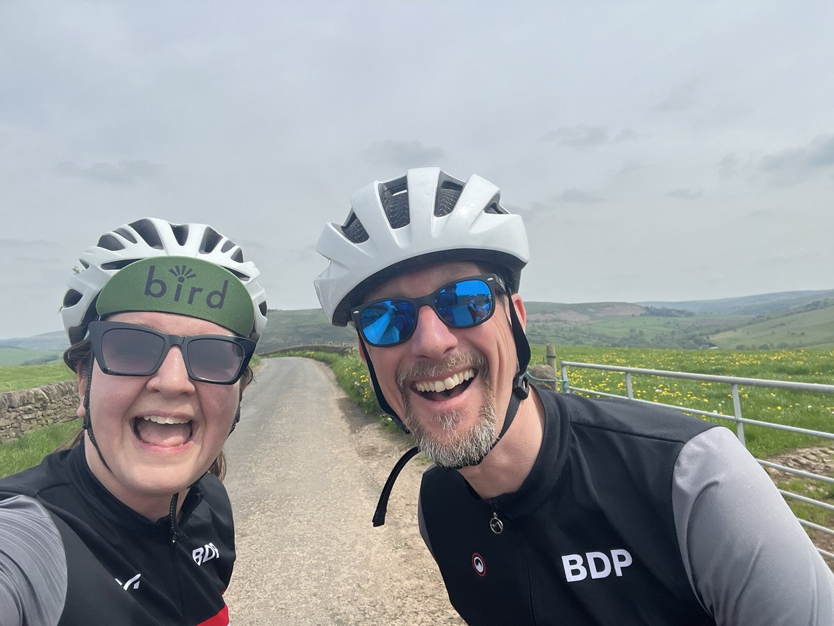 BDP bike ride today. The GGB multi disciplinary team dream…..

A third more hills added in by <a href="/Spillippe/">Phil Simcock</a> for good measure 🤮🔫

Thanks <a href="/Melshimber/">Michael Riley</a> for sticking with me…