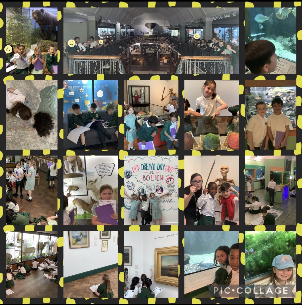 Class 6 had a brilliant day visiting @BoltonLMS! We looked at Egyptian artefacts, learned about mummification and the afterlife, explored the art and nature galleries with our sketchbooks and spent time in the aquarium ⚱️💀✏️🐠 #sjsbhistory @StJosephStBede
