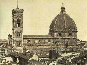 Firenze, Duomo 1860 (vecchia facciata?)