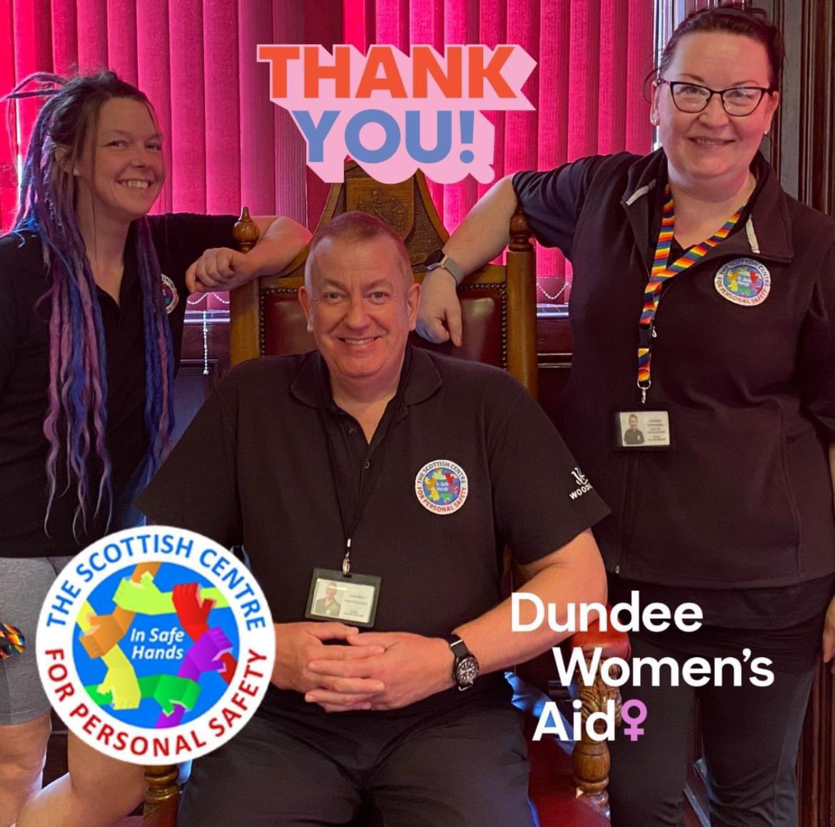 Wonderful feedback from @DundeeWomensAid; 
“Yesterday I went out alone for the first time in I don’t know how long and felt safe, I can’t tell you how valuable this training has been.”

#personalsafety #domesticabuse #genderbasedviolence #empowerment #empoweringsurvivors