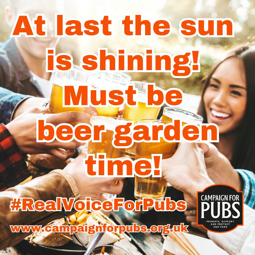 Finally we’re getting some sunshine!☀️ 

That means it’s #beergardenweather! 🍻🥂🍽️

Enjoy #pubs this weekend! 

#GettoThePub #ukpubs #beergarden #beergardens