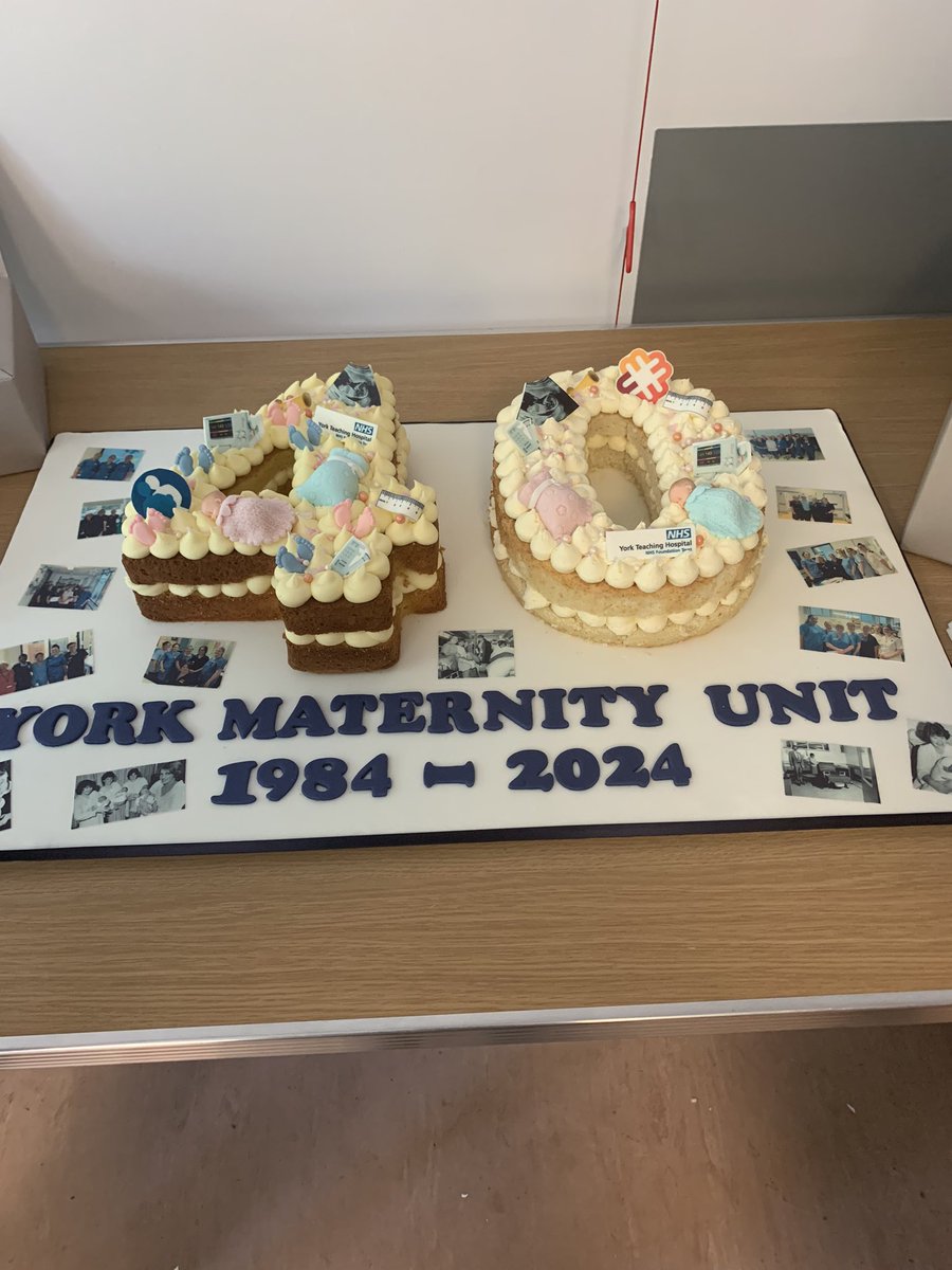 MYDeputyCNurses's tweet photo. Thursday saw our York Maternity Services celebrate 40 years, honoured and proud to be the Interim Chief Nurse for such a great team and to hear stories and ambitions, key question who won the brilliant raffle prizes 😂😂⭐️⭐️👍 https://t.co/6bo4Ete31R
