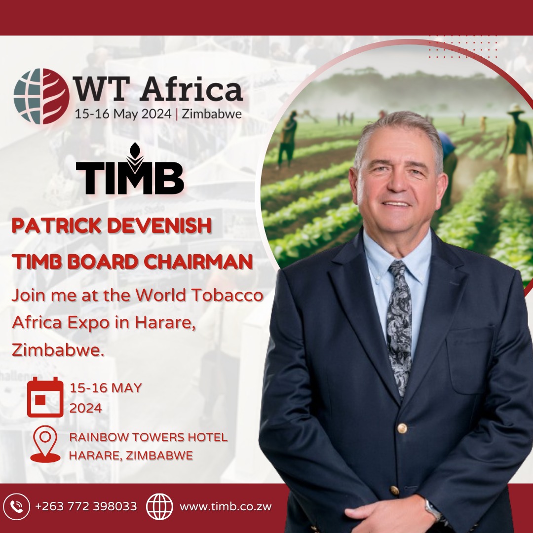 Don't miss the World Tobacco Africa Expo. Only 4 days left! 15-16 MAY | RAINBOW TOWERS HOTEL 📍 #wtafrica24 #Zimbabwe #Harare #ForLivelihoods #ForSustainability #TobaccoIndustry #networking #WorldTobacco