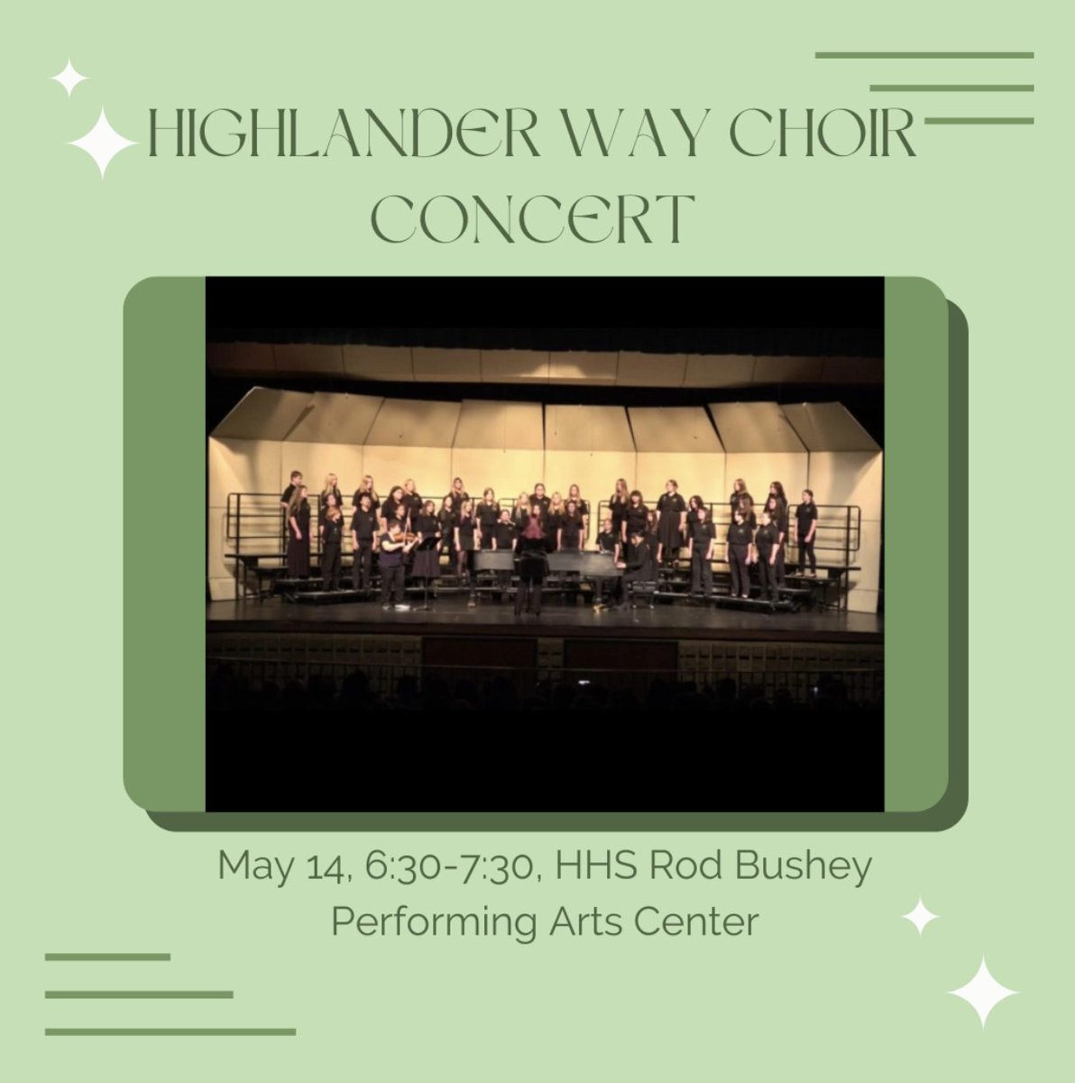 Highlander Way Middle School presents the Spring Choir Concert at the Howell Rod Bushey Performing Arts Center. See you there! #OneHowell #HighlanderNation