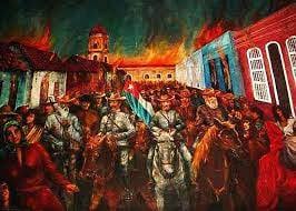 En 1869, durante la Guerra de los Diez Años en Cuba, las fuerzas mambises incendiaron Guáimaro antes de retirarse de la población. La colaboración de las masas con los insurrectos fue notable en esta acción.