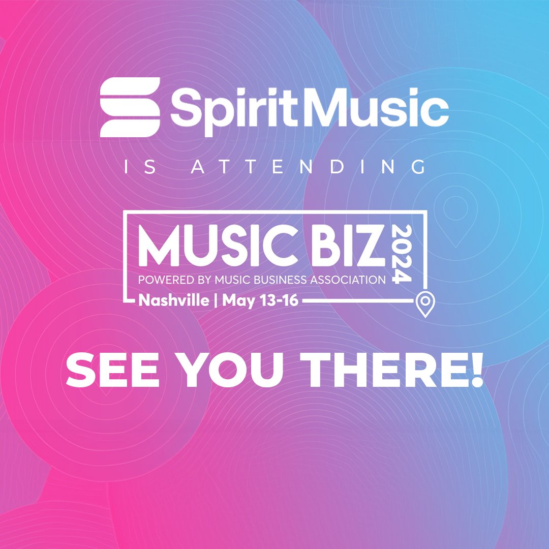 Spirit Music Group will be attending Music Biz Conference 2024! We're looking forward to connecting with industry peers and exploring new opportunities. ✨ 

Interested in connecting further? Feel free to drop us a message! 📩 

#musicbiz2024 #musicbusiness #musicpublishing