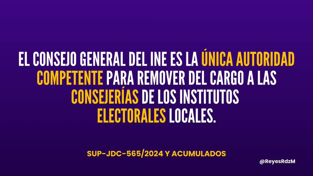 Por unanimidad, en el <a href="/TEPJF_informa/">Tribunal Electoral del PJF</a> revocamos la sanción impuesta a la entonces consejera presidenta del <a href="/IEEPCO/">IEEPCO</a> y ordenamos a la Sala del <a href="/TJACCOAX/">TJACCO</a> que, entre otras cuestiones, dicte una nueva sentencia en la que imponga una sanción distinta a la inhabilitación. De igual forma,