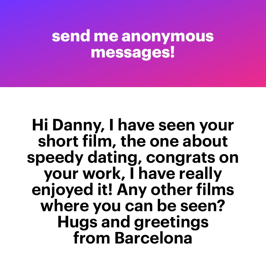 DannyJBarton's tweet photo. Thank you so much. There are others that aren’t worth watching some unreleased and a film yet to be filmed. Here’s a scene from #significantothers I was in released last year. https://t.co/g5h1Mzidk7