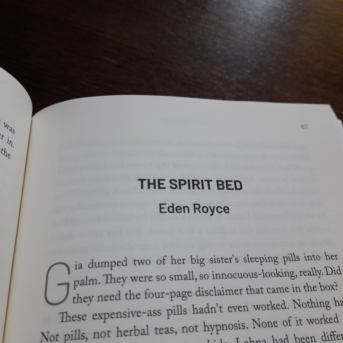 Thrilled to receive my contributor's copy of WHY DIDN'T YOU JUST LEAVE, a horror antho (@omgjulia and @nadiabulkin eds.) that answers the question all horror fans have asked. Full of amazing authors, including @sillysyntax and @missdefying! Honored to share a TOC with you!