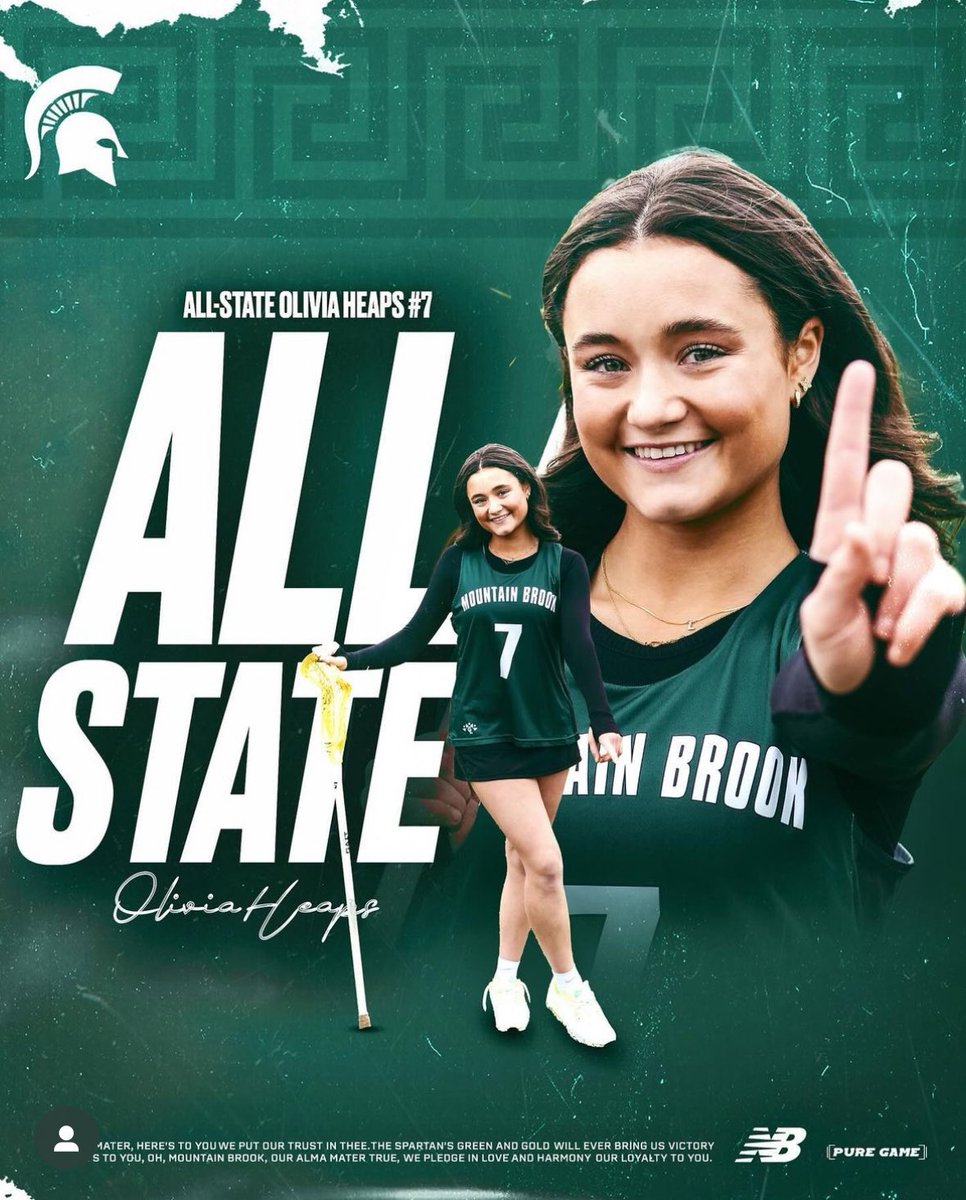 Congratulations to Olivia Heaps on her All-State selection.