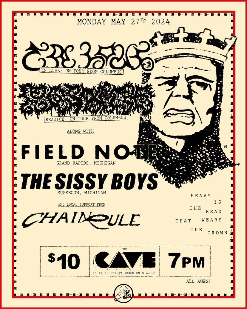VagabondsMI's tweet image. My newest band Field Note is going on our first weekender this month. Shows with Bitter Truth, En Love, Rejoice, The Sissy Boys, and more.

First song out in a week or so... 
FFO Mil-Spec, Embrace, Praise.. but for more the dancers