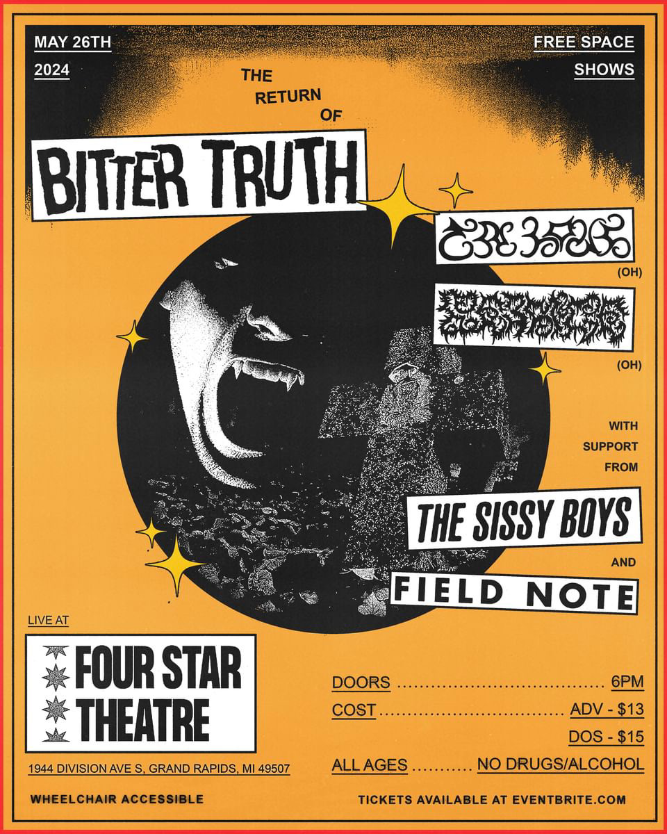 VagabondsMI's tweet image. My newest band Field Note is going on our first weekender this month. Shows with Bitter Truth, En Love, Rejoice, The Sissy Boys, and more.

First song out in a week or so... 
FFO Mil-Spec, Embrace, Praise.. but for more the dancers