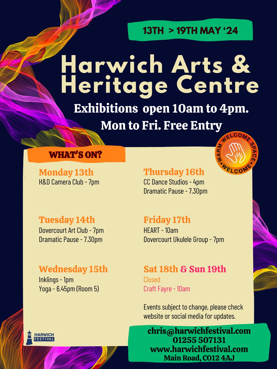 Next Week....

#community #harwich #arts