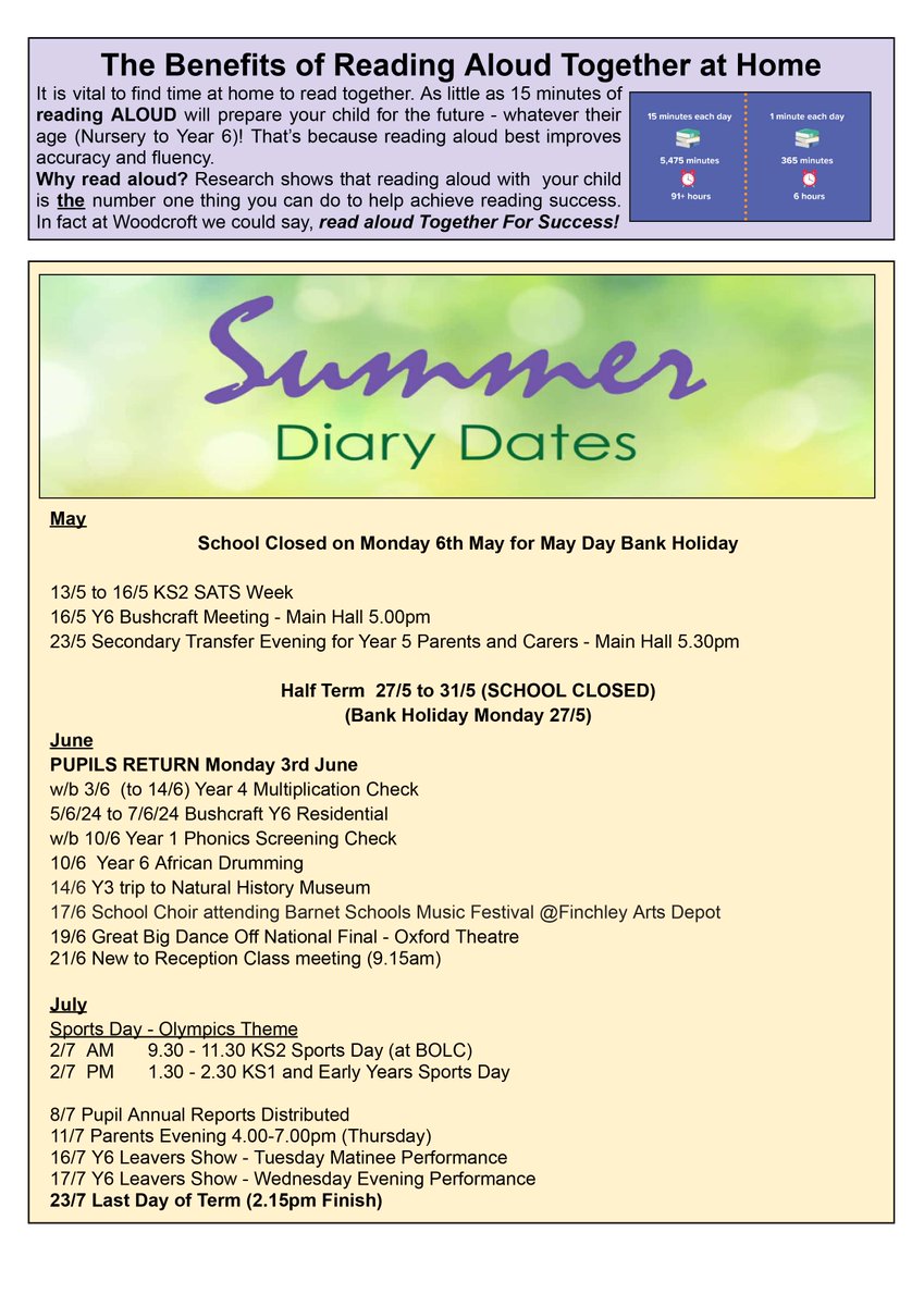 Check out Woodcroft Weekly Issue 519 📰 Download your copy of our most recent newsletter right here ... bit.ly/3UA8yio