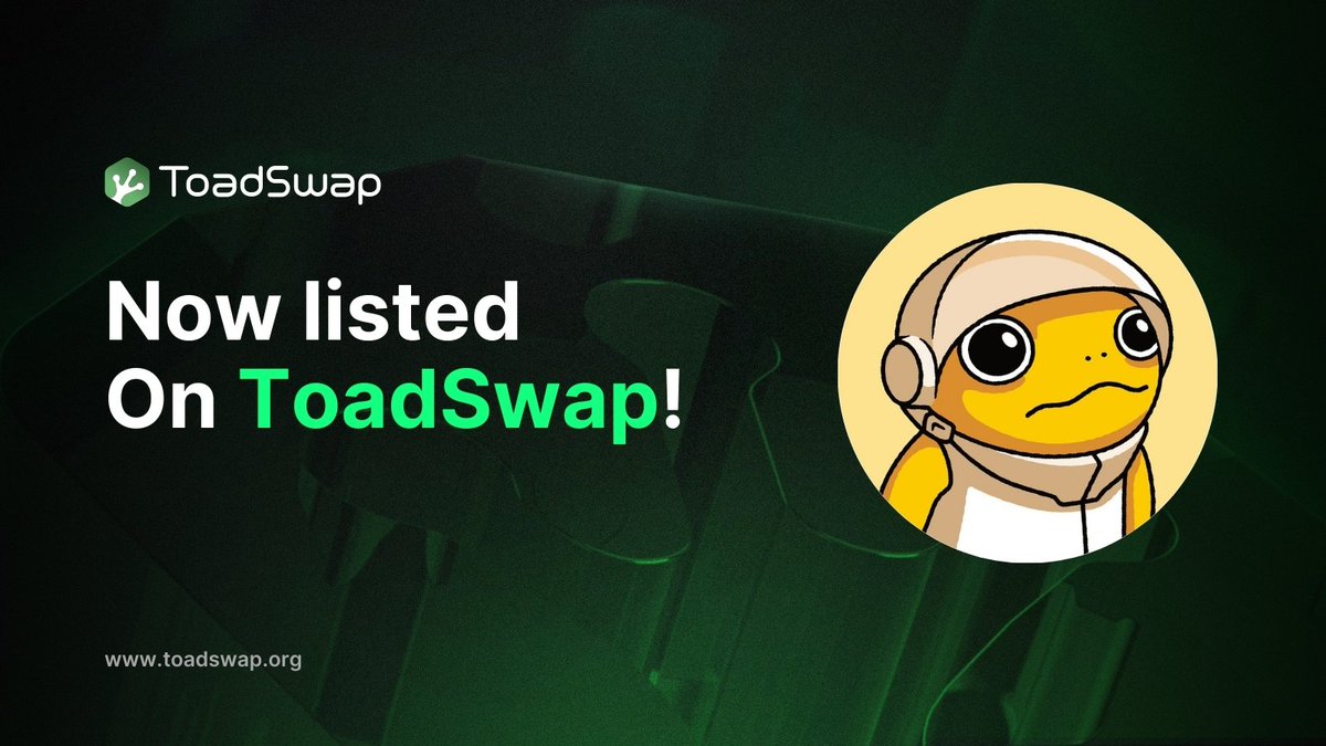 🎉🚀 We're thrilled to announce that <a href="/TurbotoadToken/">Turbo 🐸</a> is now listed on <a href="/Toad_Swap/">ToadSwap</a>! 🐸

Hop into the Future of Decentralized Trading 🌟

Trade smarter with ToadSwap: Advanced MEV protection, gasless swaps, and zero fees on failed transactions - welcome to the evolution of trading!