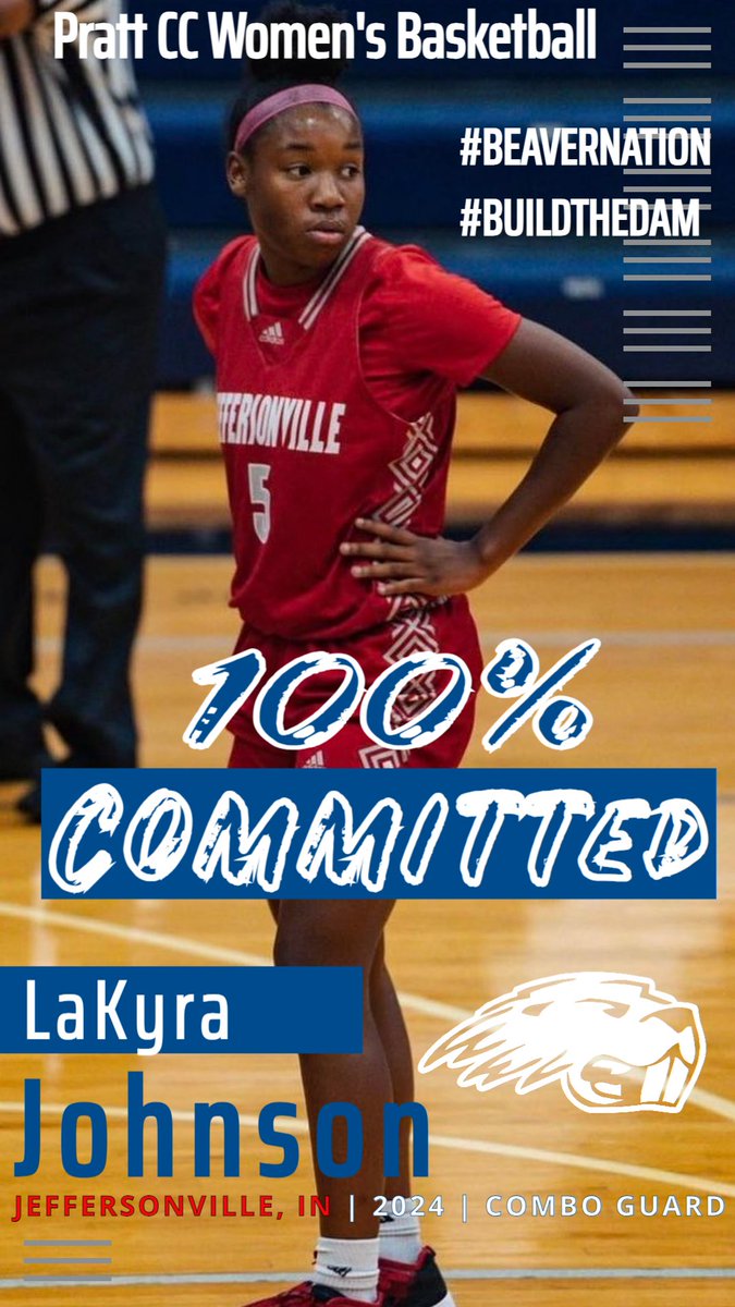 PrattCCWBB (@prattccwomensbb) on Twitter photo Big Commit for the <a href="/PrattCCwomensBB/">PrattCCWBB</a> program out of Indiana! Very excited to have <a href="/LakyraJ5/">Lakyra Johnson</a> as a part of #BeaverNation !!!
#BuildTheDam Big Commit for the <a href="/PrattCCwomensBB/">PrattCCWBB</a> program out of Indiana! Very excited to have <a href="/LakyraJ5/">Lakyra Johnson</a> as a part of #BeaverNation !!!
#BuildTheDam
