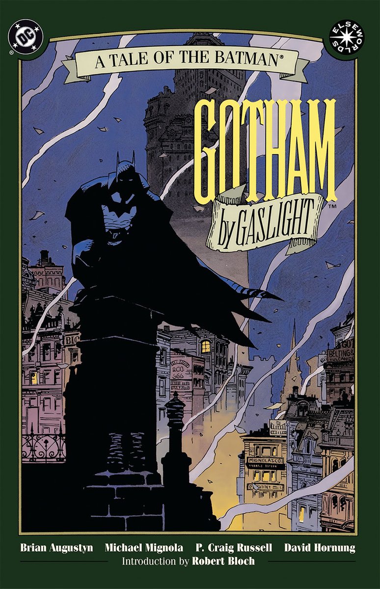 Reprinted for the first time as a facsimile edition! 🕐 𝗣𝗿𝗲-𝗼𝗿𝗱𝗲𝗿 by SUN MAY 12 @ 5 PM, 𝘀𝗮𝘃𝗲 𝟮𝟬%! 📱#Batman Gotham By Gaslight #1 👉ow.ly/jUOn50RC7px ✏️ #BrianAugustyn 🎨 @artofmmignola #PGraigRussell #DarkKnight #Gotham #comicbooks #comicbookcollector