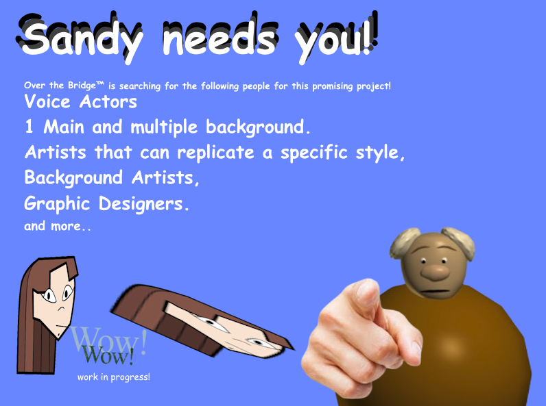 the HELP is WANTED!
I have a project with a friend and it's quite foolish for just us to be doing it, so we're asking here! See the image for details (wonderful image made by said friend)

We cannot provide pay

#HelpWanted