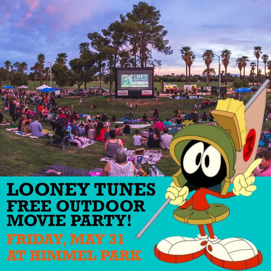 Join us on Friday 5/31 for the Looney Tunes Outdoor Movie Party! We’re taking over Himmel Park with free festivities, games & a screening of Looney Tunes! Part of the Loft Kids Fest, presented by @cityoftucson Parks & Recreation & @pimafederal. Info: buff.ly/3JvofTp