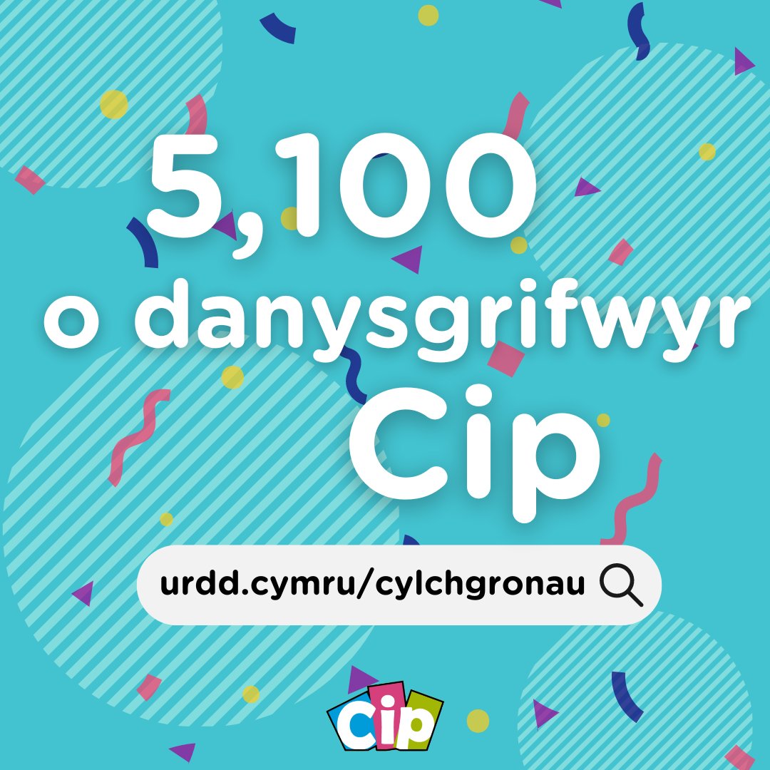 Waw! Dros 5,000 wedi tanysgrifio i Cip! 🤩 Cylchgrawn digidol, rhad ac am ddim, sy'n adnodd gwych i ddarllenwyr 7-11 oed.

Over 5,000 of you have subscribed to receive our bi-monthly digital magazine, Cip, straight to your inbox. Diolch!