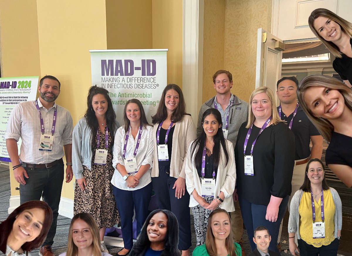 📸 Some of the FL pharmacists here at the #MADID2024 …someone may have been photoshopped into this pic, 🫣maybe… 🙌 Great meeting with amazing people, near and far!