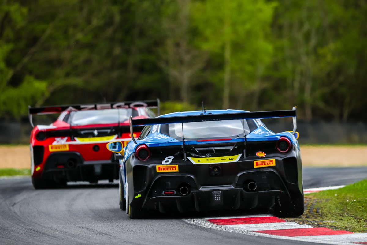 Anybody order some Race 1 shots? 📸 Round 2 of #FerrariChallenge UK Race 1 has delivered🤩 @FNEPR Trofeo @pirellisport Coppa @ShellMotorsport #Ferrari488ChallengeEvo #FerrariCorseClienti #FerrariRaces