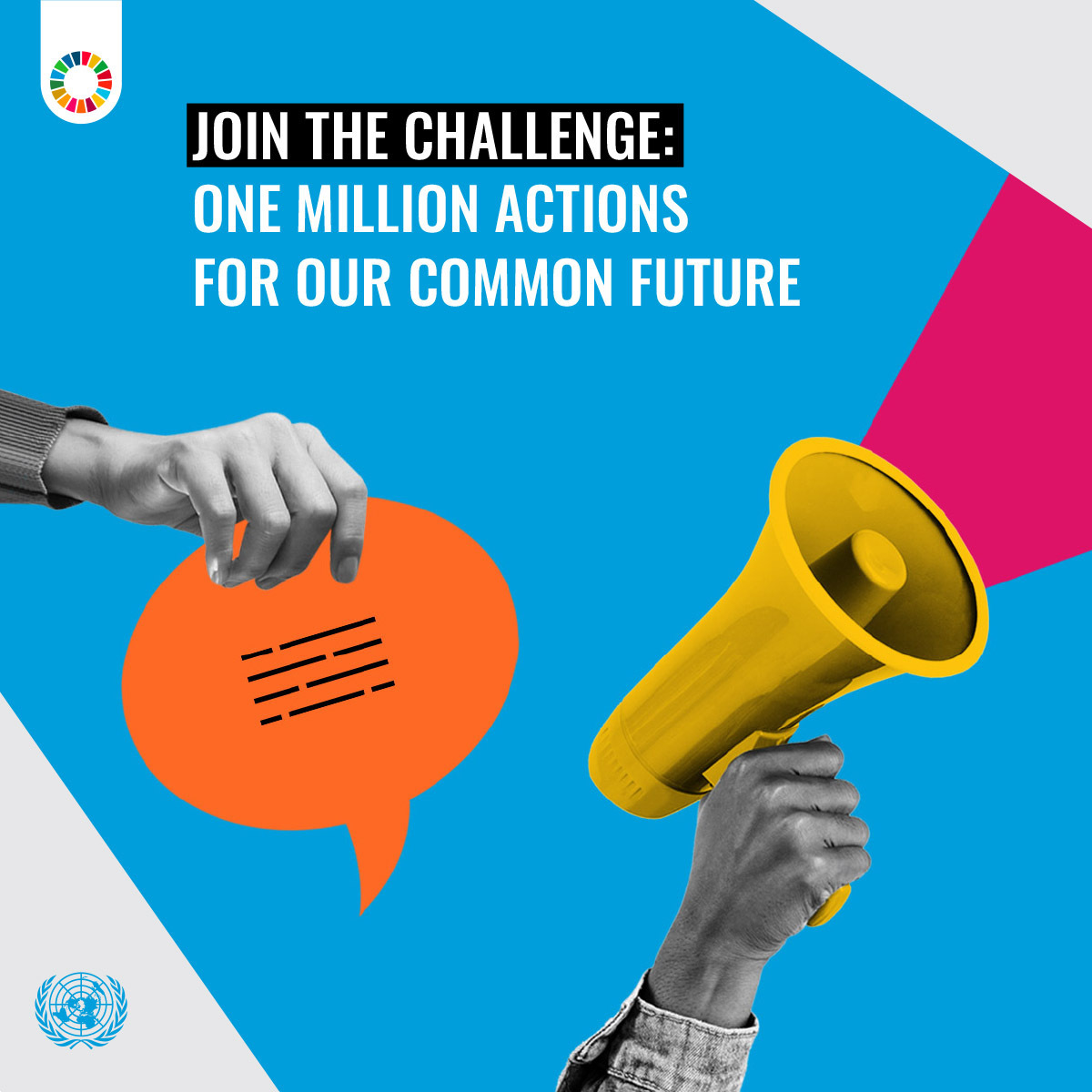 In the lead-up to September’s Summit of the Future, people everywhere are being called on to #ActNow for a better tomorrow.

Each of us can make a difference by joining the 1 Million Actions for #OurCommonFuture challenge.

Track YOUR impact here: actnow.aworld.org
