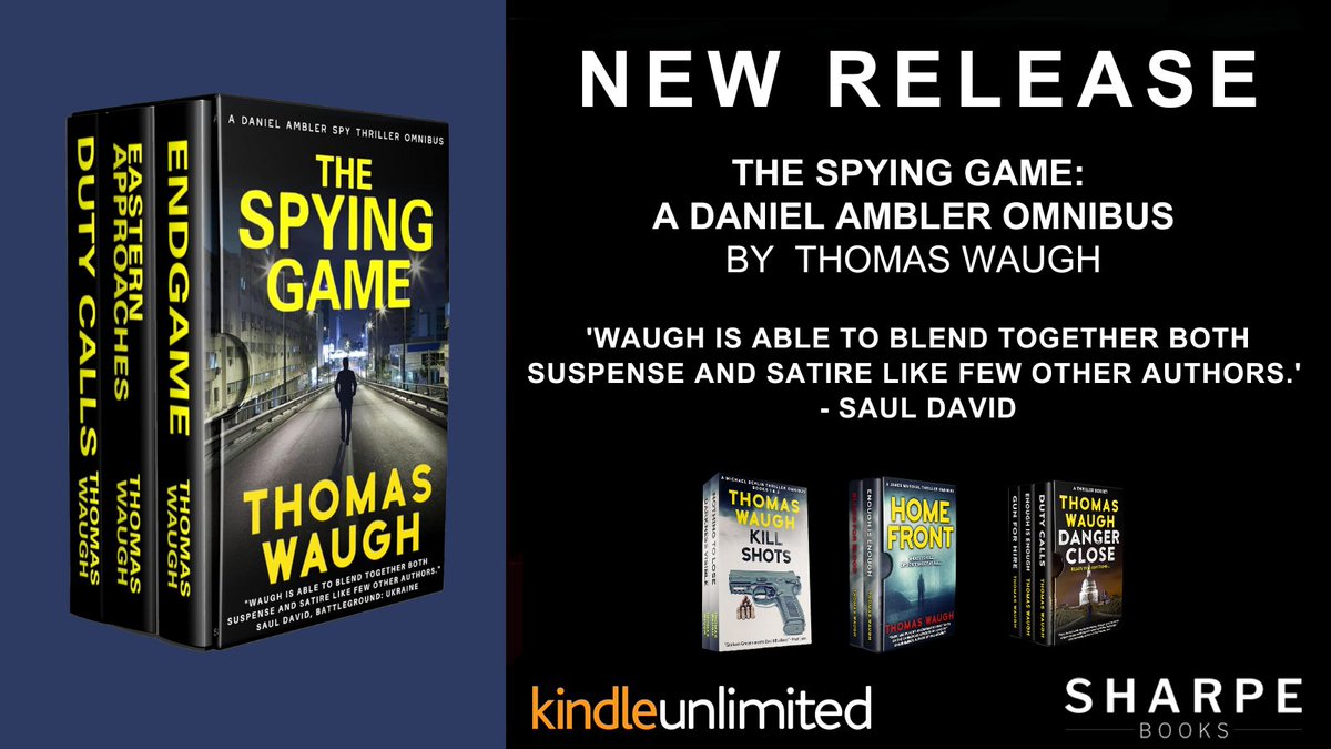 Free via #kindleunlimited #NEWBOOKS The Spying Game, By @thomaswaugh88 'Waugh is able to blend together both suspense and satire like few other authors.' amazon.co.uk/dp/B0D3V4MDQV/ @spybrary #spyfiction #espionage #coldwar