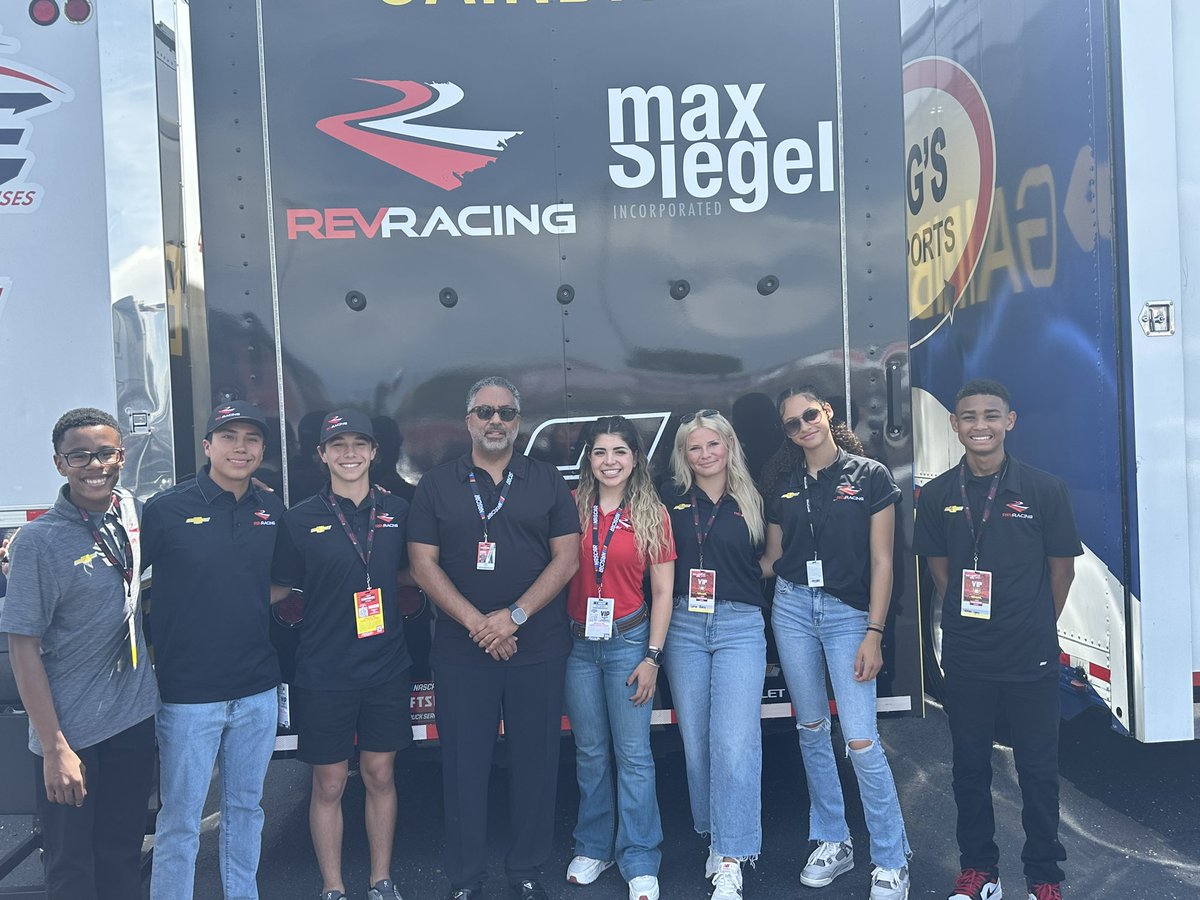 RevRacin's tweet photo. Great to have the entire team here @TooToughToTame celebrating 20 years of @NASCARDiversity https://t.co/qvxECQ42zS