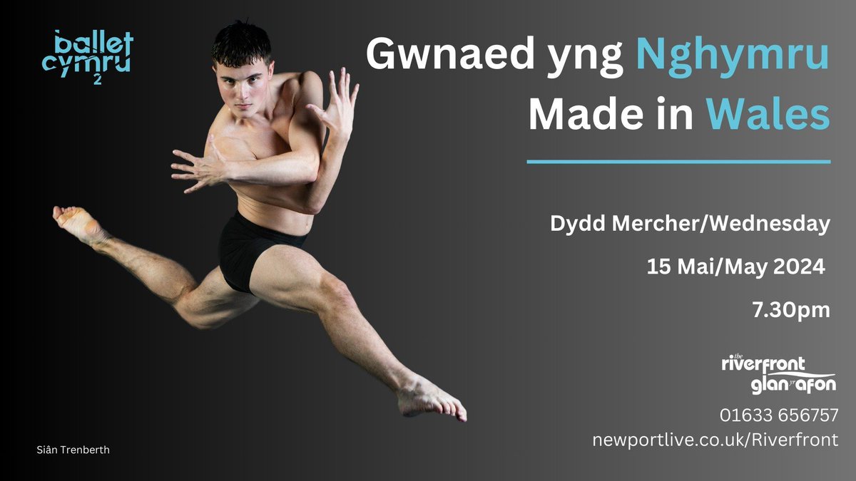 Next Wednesday, join Ballet Cymru for an incredible evening of dance 🩰🎼 Showcasing 3 pieces of dynamic dance, Made in Wales comprises of some of the very best of emerging dance talent in Wales today. 🎟️ Book here: buff.ly/3wqqR1p