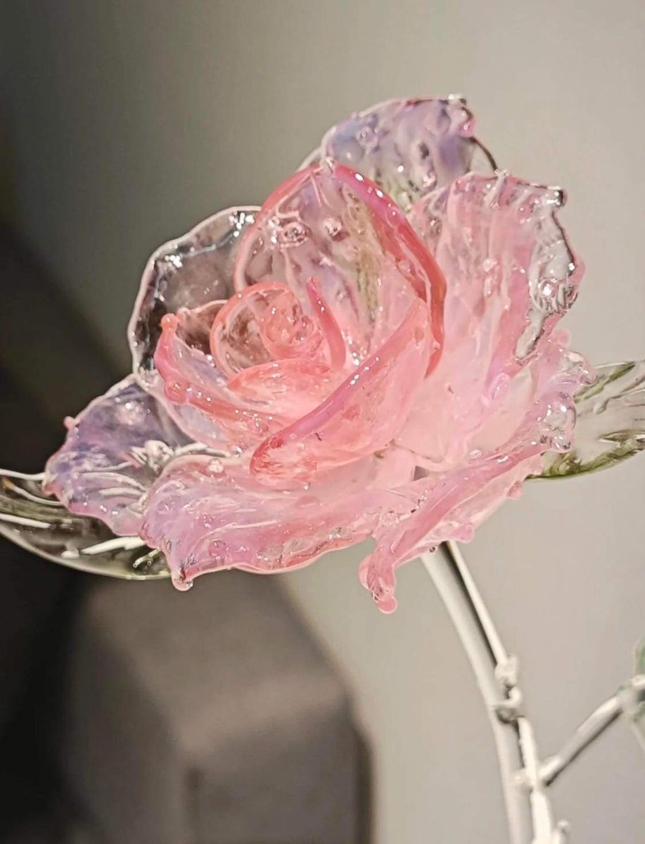 glass rose